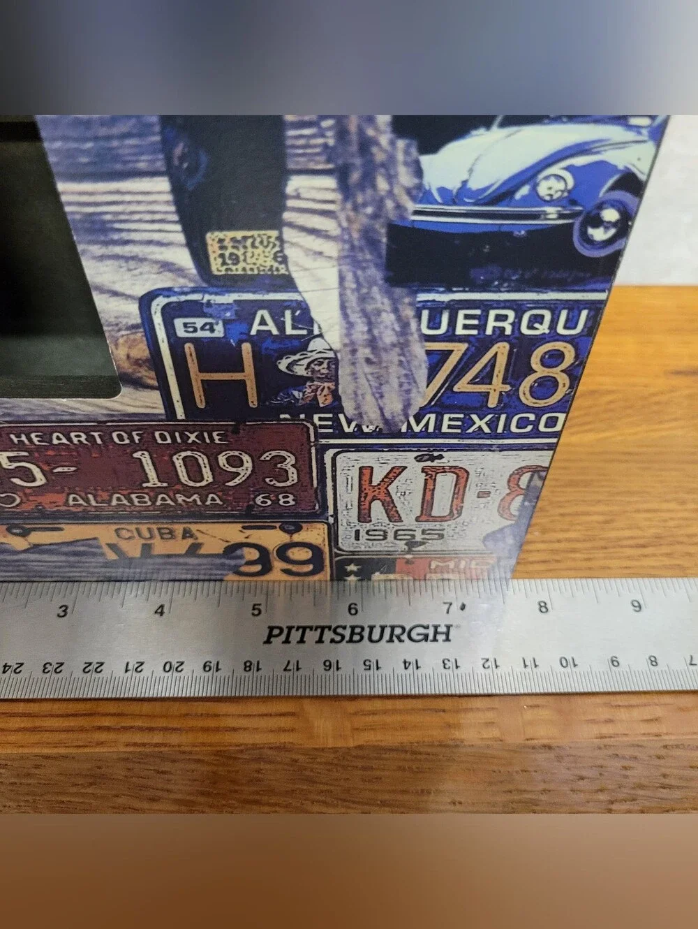 Key Holder Box - Decorative License Plate. Wall Mount